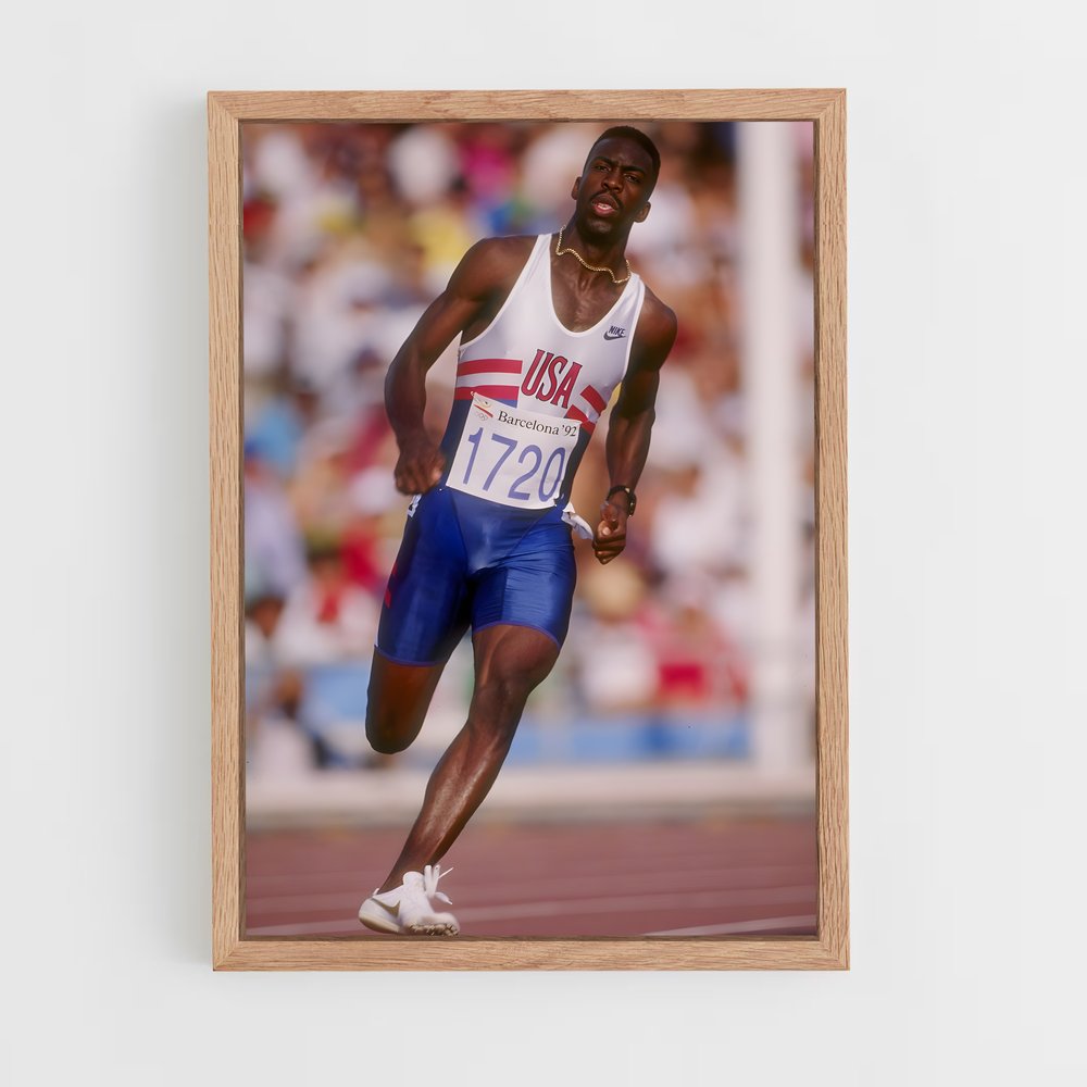 Poster L'Éclair de Johnson – affiche Athlétisme (vue 4)
